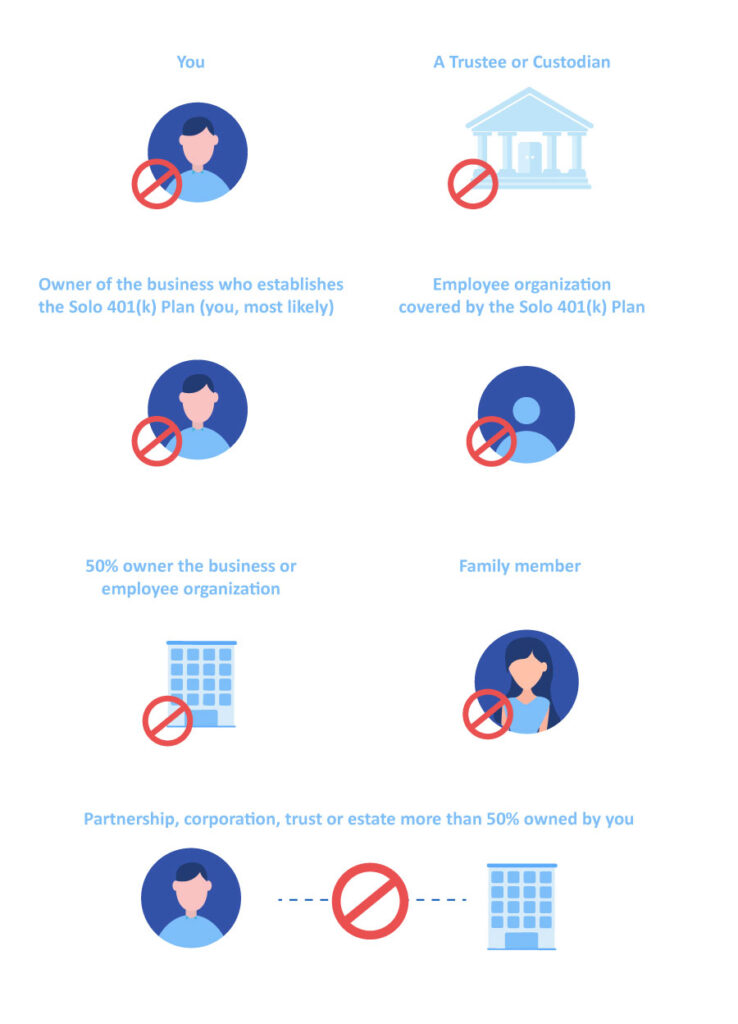 What is a Solo 401(k) Plan? 1 solo 401(k) disqualified persons