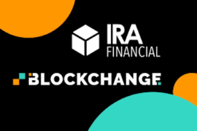 Blockchange and IRA Financial Announce Partnership 1 IRA Financial Partners with Blockchangege