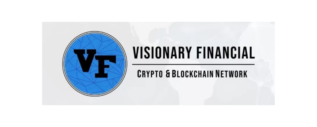 Visionary Financial Crypto & Blockchain Network Logo