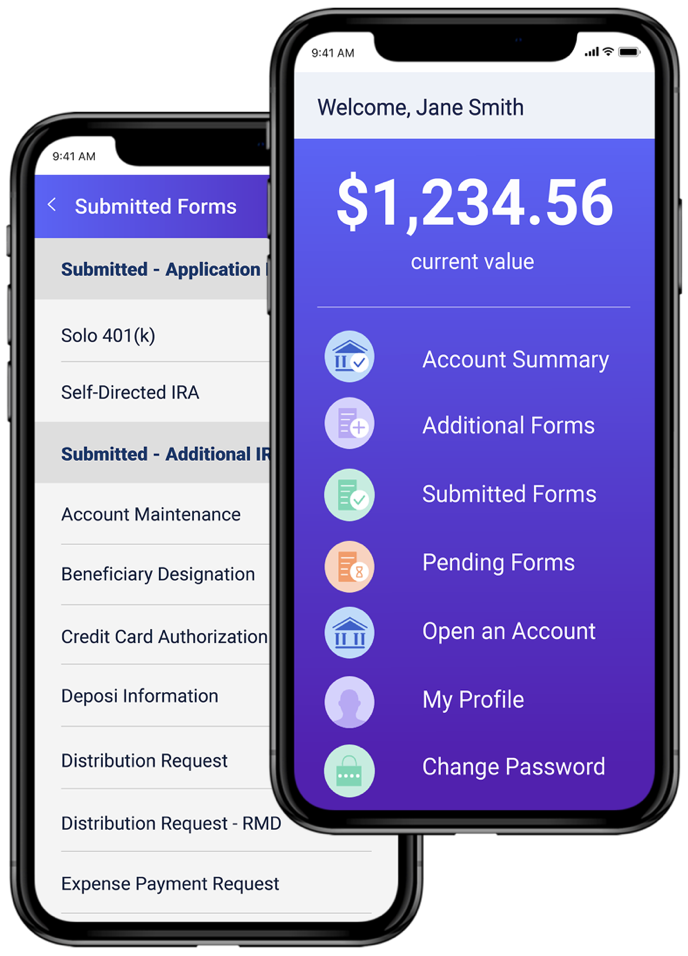 SDIRA LLC Get Started - LP 1 IRA Financial App